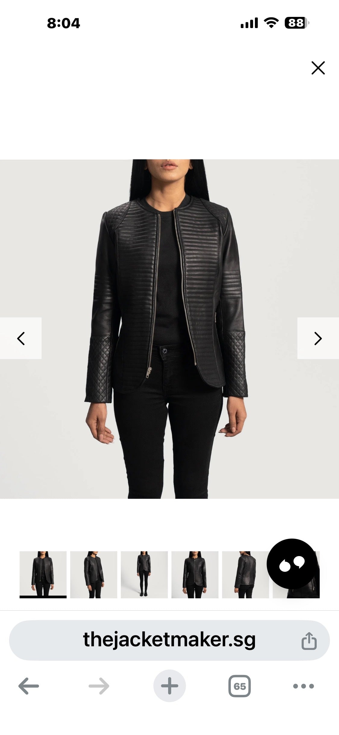 Custom Sharifah Nazilah Leather Jacket 2