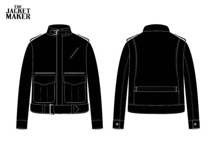 Custom Amod Issopjé Leather Jacket 1/2 Installments
