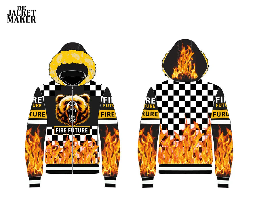 Custom Fire Future Leather Jacket (Last Installment)