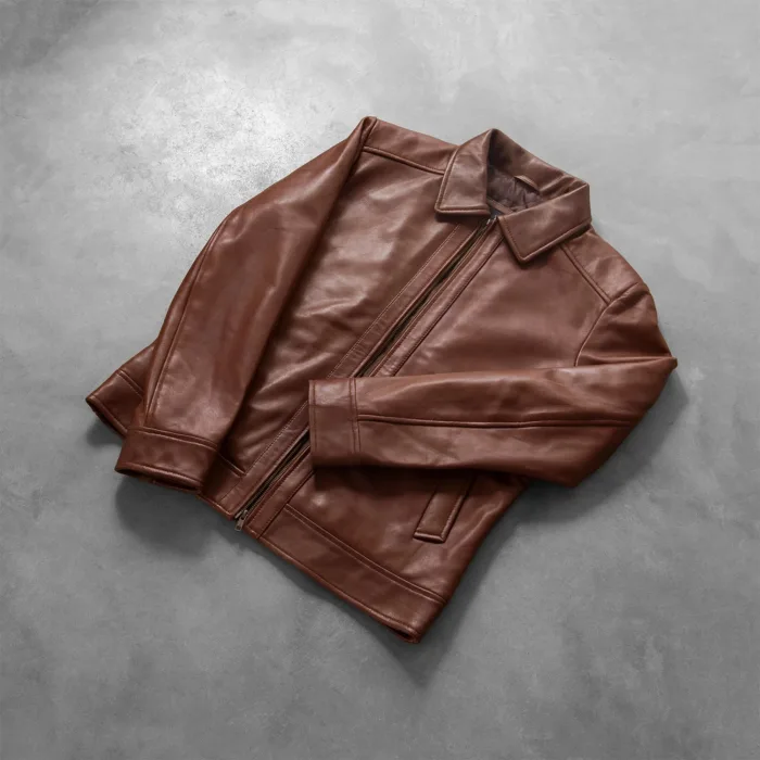 Inferno Brown Leather Jacket 7