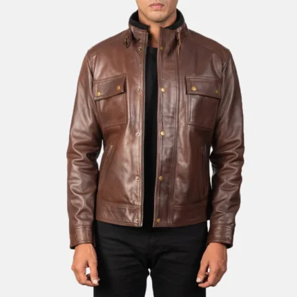 Custom Patrick Winterhoff Leather Jacket
