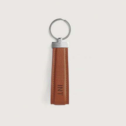 Personalized Elroy Leather Keychain With Name/Initials Engraving- Add On 2