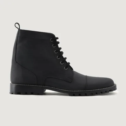 Knight Derby Black Matte Nubuck Leather Boots - TerraGrip 2