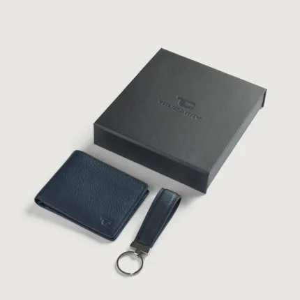 Marvin Blue Leather Gift Set