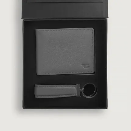 Marvin Grey Leather Gift Set 2