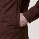 Colberto Brown Waxed Canvas Trucker Jacket 6