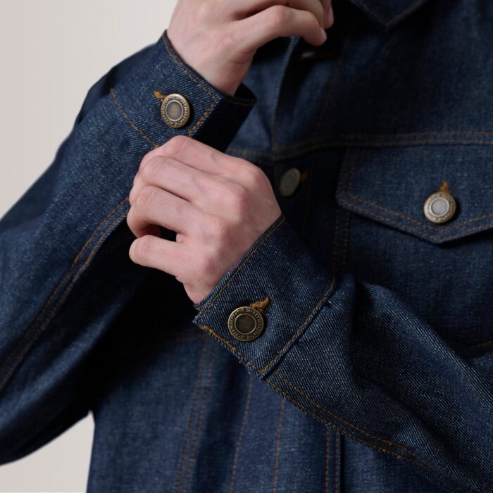 Conard Indigo Blue Denim Trucker Jacket 6