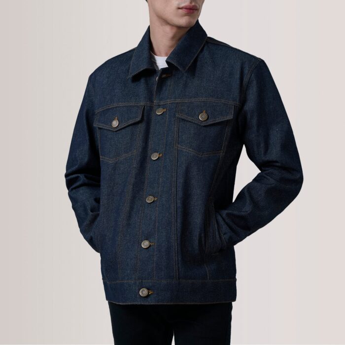 Conard Indigo Blue Denim Trucker Jacket 5