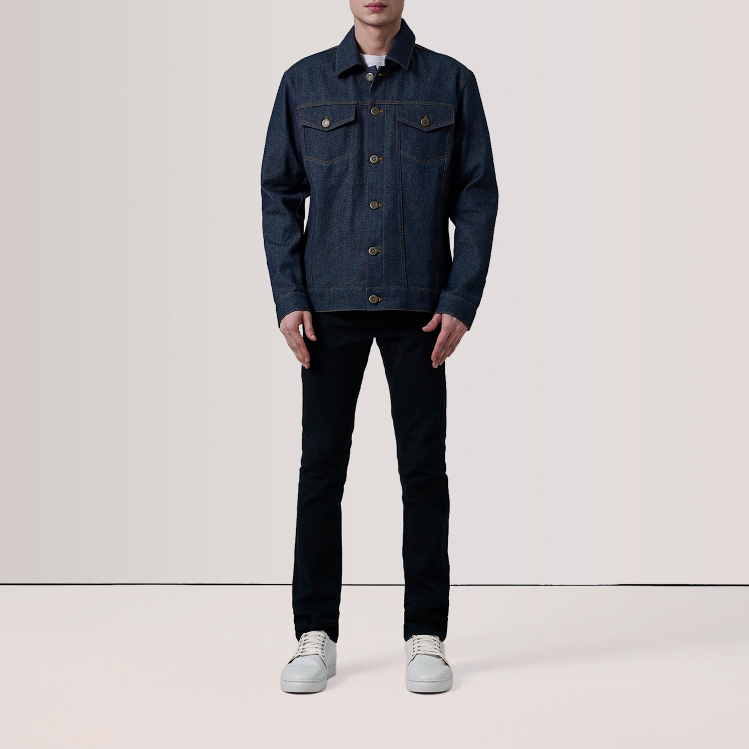Conard Indigo Blue Denim Trucker Jacket 2