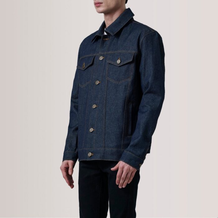 Conard Indigo Blue Denim Trucker Jacket 3