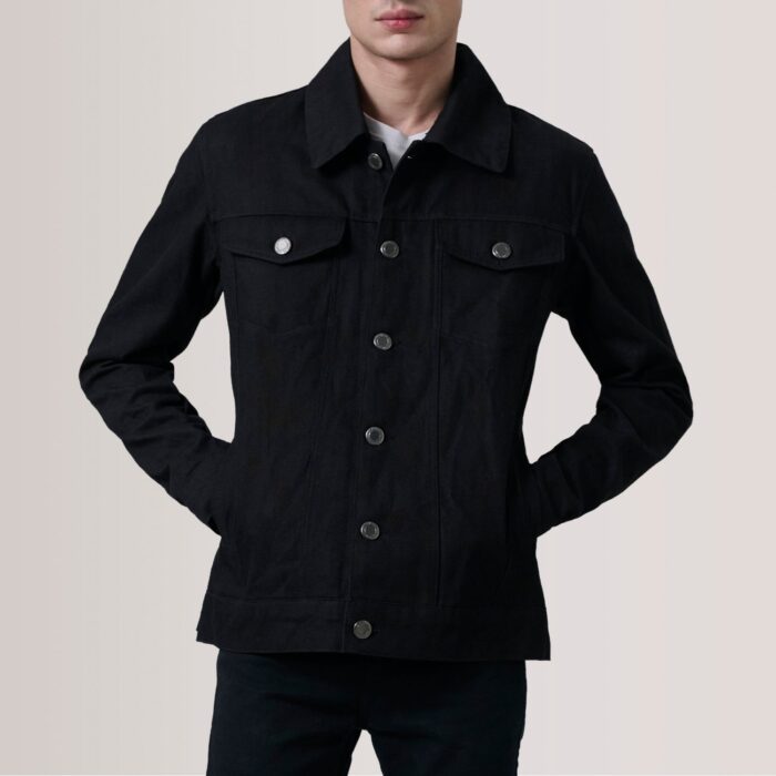 Conard Black Denim Trucker Jacket 5