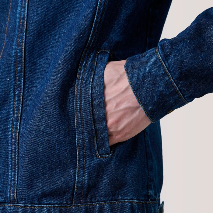 Conard Dark Blue Denim Trucker Jacket 6