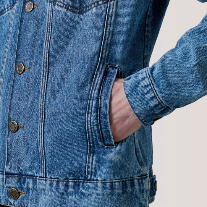 Conard Ice Blue Denim Trucker Jacket 6