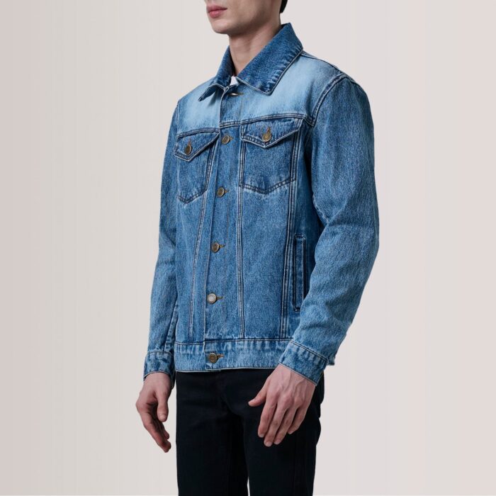 Conard Ice Blue Denim Trucker Jacket 3