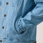 Eddie Light Blue Oversized Denim Trucker Jacket 6
