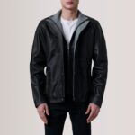 Henrik Black Leather Cafe Racer 5