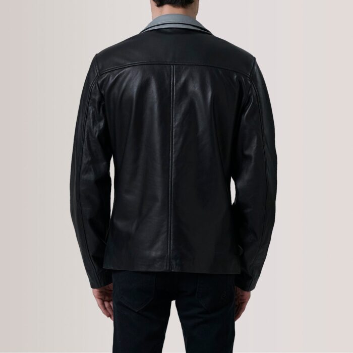 Henrik Black Leather Cafe Racer 4