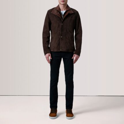 Henrik Brown Suede Cafe Racer 2