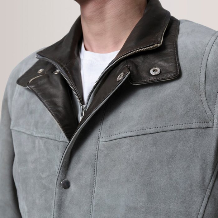 Henrik Grey Suede Cafe Racer 6
