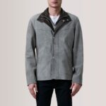 Henrik Grey Suede Cafe Racer 5