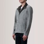 Henrik Grey Suede Cafe Racer 3
