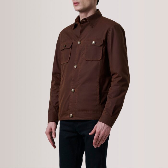 Irwin Brown Waxed Canvas Field Jacket 3
