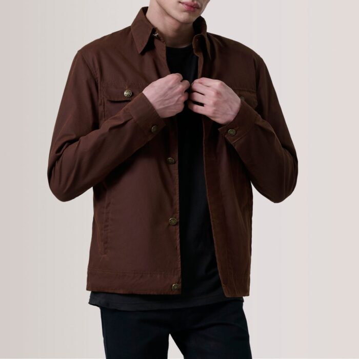 Irwin Brown Waxed Canvas Field Jacket 5