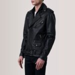 Kole Black Leather Double Rider Jacket 3