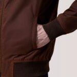 Morrison Brown Canvas Bomber Jacket 6