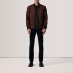 Morrison Brown Canvas Bomber Jacket 2