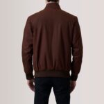Morrison Brown Canvas Bomber Jacket 4