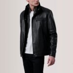 Sean Black Leather Classic Jacket