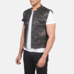 Atlas Moto Brown Leather Vest 2