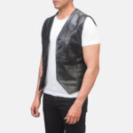 Auden Black Leather Vest 2