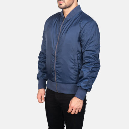 Zack Blue Bomber Jacket 2