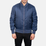 Zack Blue Bomber Jacket 4