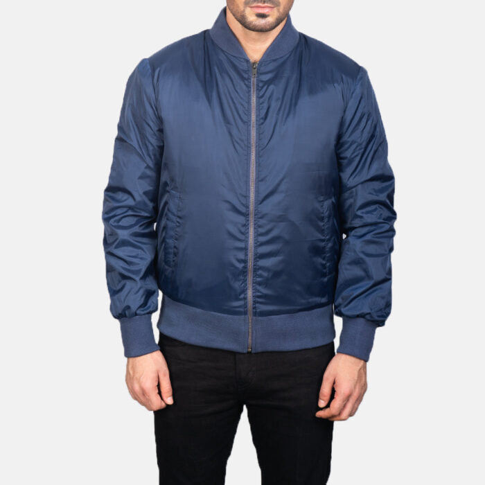 Zack Blue Bomber Jacket 4
