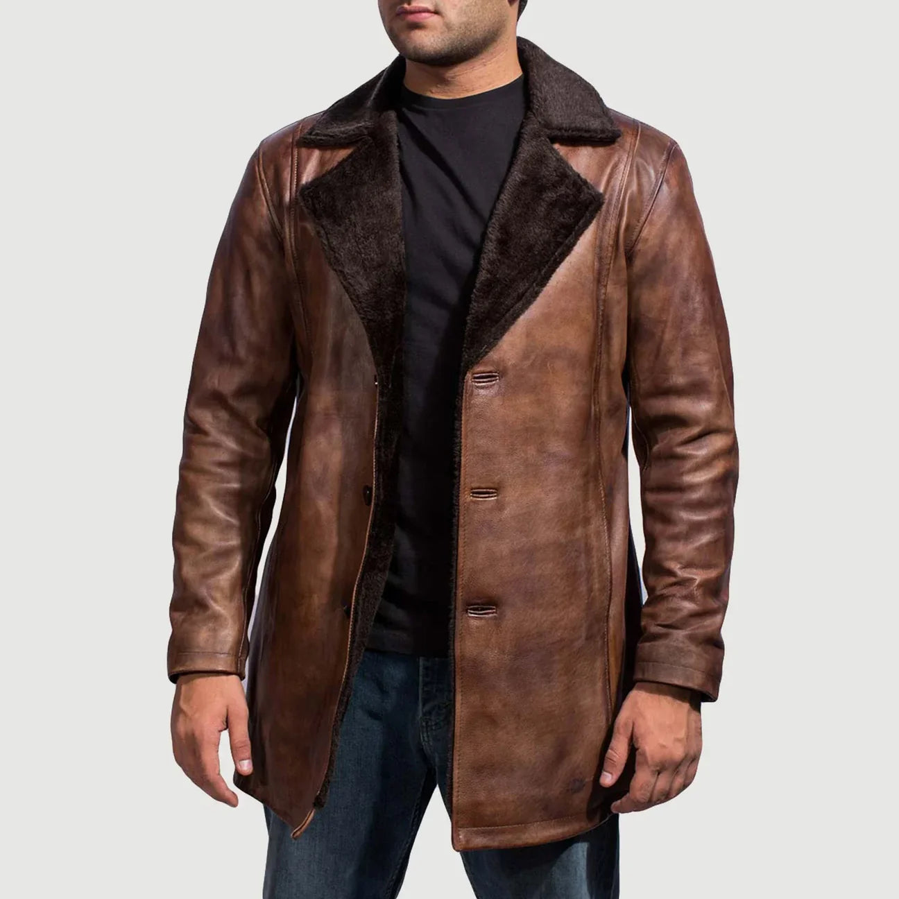 Custom JAI MCKEAN Leather Coat