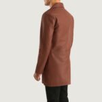 Classmith Brown Leather Coat 5