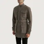 Dolf Grey Suede Jacket 2