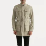 Dolf Off-White Suede Jacket