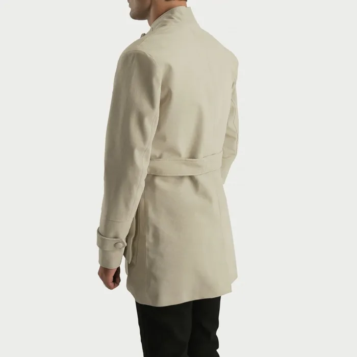 Dolf Off-White Suede Jacket 5
