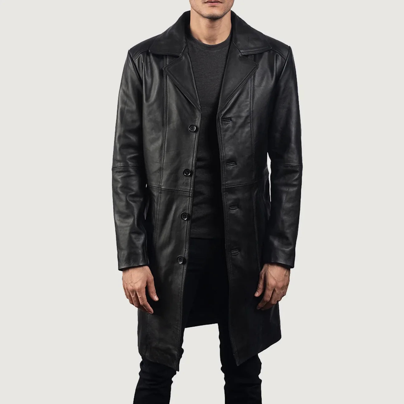 Custom Jim Furlough Leather Coat