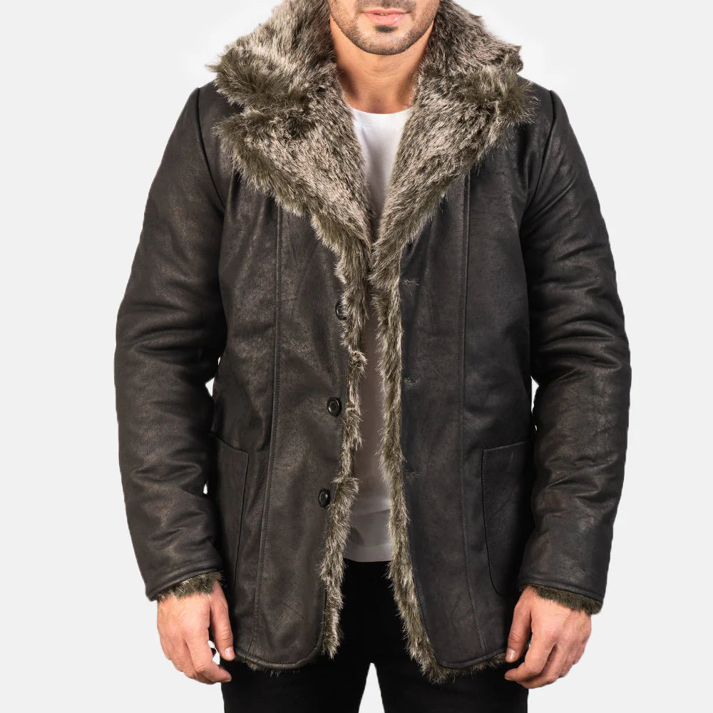 Custom Kirk Lund Double Faced Shearling Jacket