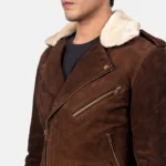 Furton Mocha Suede Biker Jacket 6