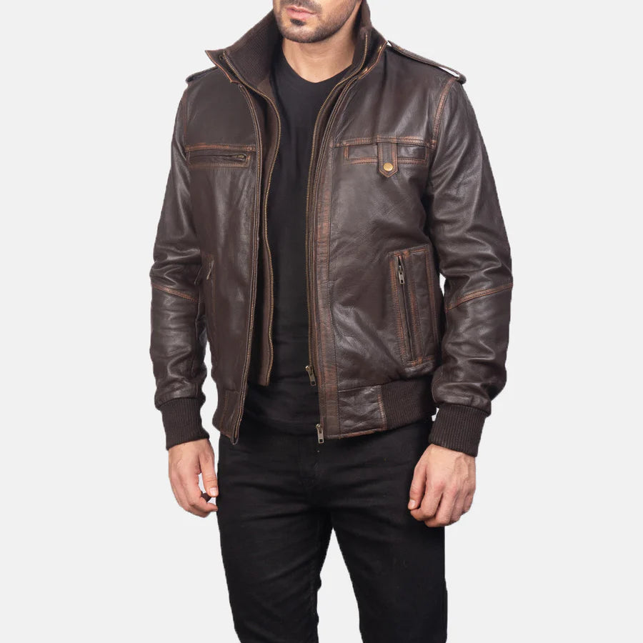 Custom David Claytor Leather Jacket