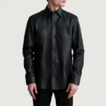 Haven Black Leather Shirt 3