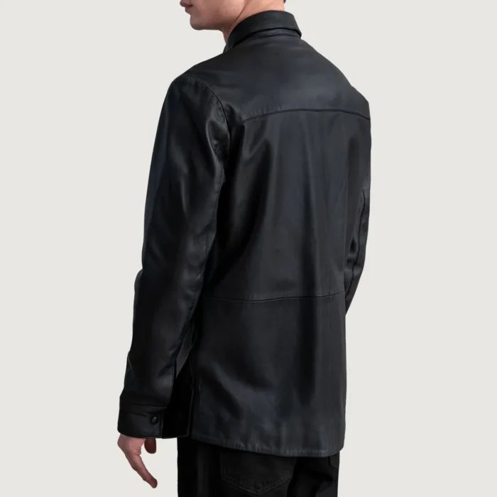 Haven Black Leather Shirt 6