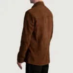 Haven Brown Suede Leather Shirt 6