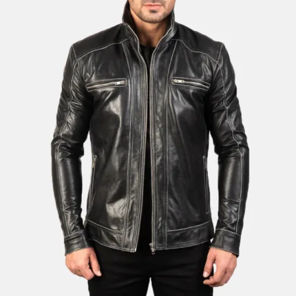 Custom Mohamed Abdalla Leather Jackets x 2